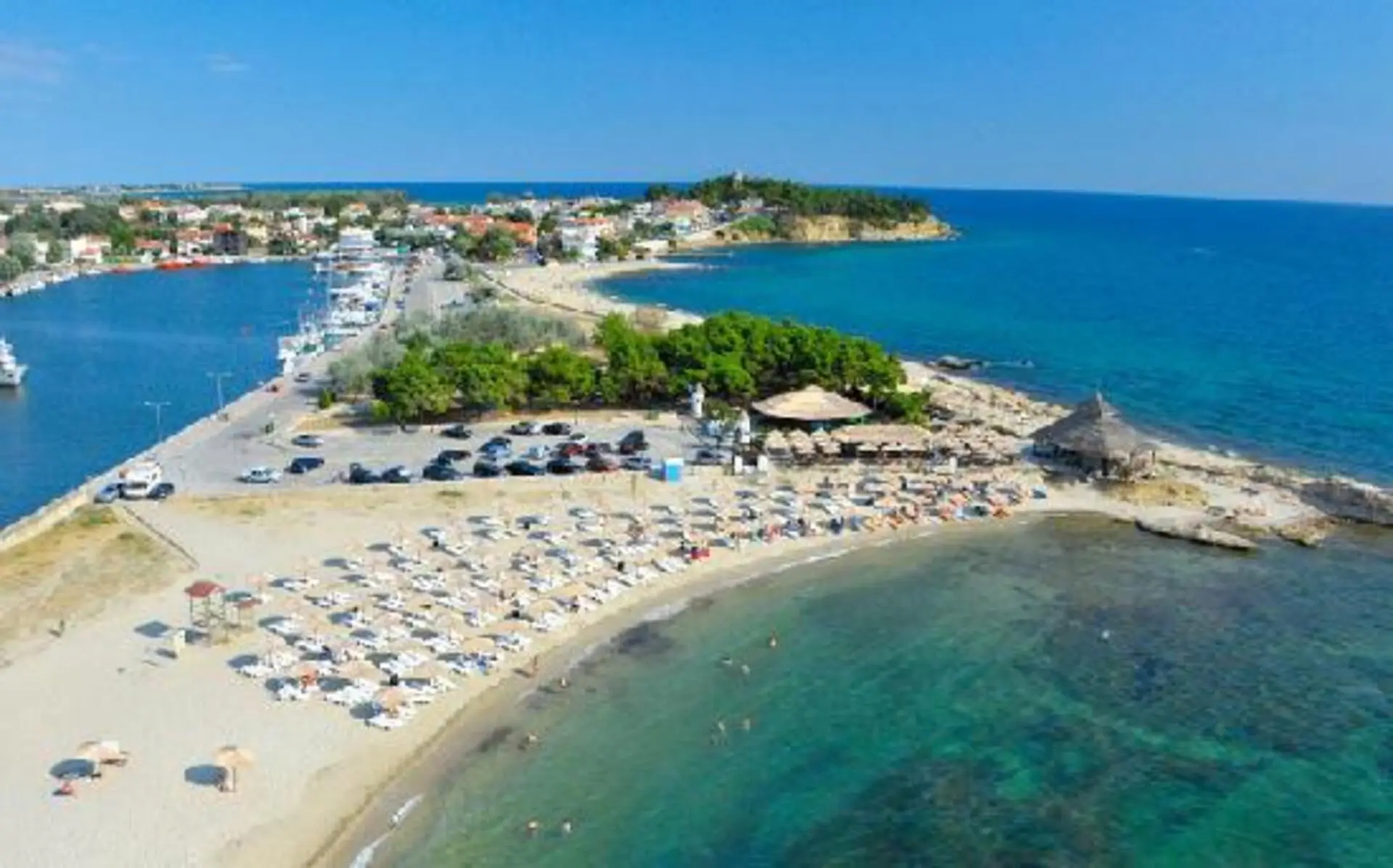 Fanari coastline and blue flag beaches